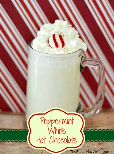 Peppermint White Hot Chocolate