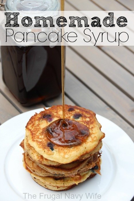 Wife Navy pancake  out Pancake  make to of Homemade  syrup syrup Frugal how Syrup The corn