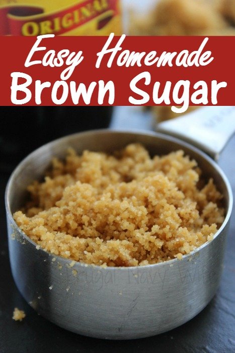 Homemade Brown Sugar Recipe (How to Make Brown Sugar)