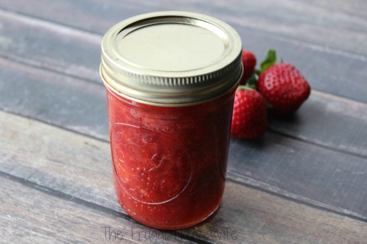 Easy Strawberry Freezer Jam 1