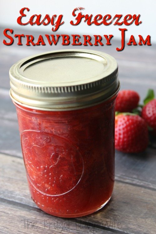 Frugal Recipe - Easy Strawberry Freezer Jam