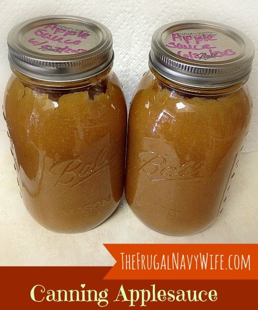This applesauce recipe is easy and perfect when you have a small batch of apples. Canning applesauce is great for someone just beginning canning and you don't need special materials to do it.