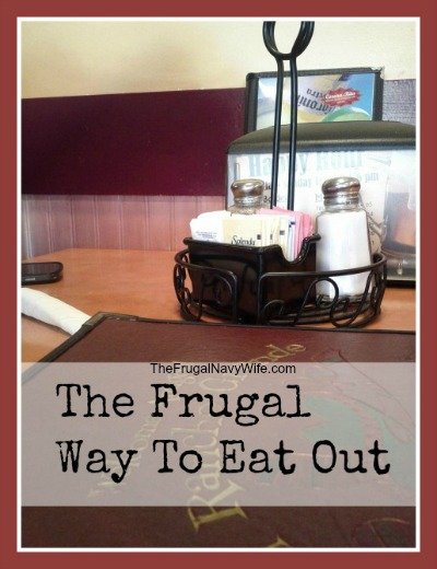 Tips to Eating Out, Frugally