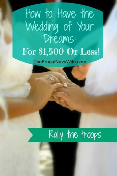 Rally the troops and save money on everything from photographers to the Justice of the Peace. Here's how to plan a cheap wedding and still have the wedding of your dreams.