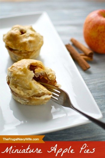 There is nothing more American than simple Apple pie. But I have to say I don't always love simple. So here is a great twist on the basic apple pie. Make these bite-sized mini apple pies!!