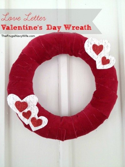 Decorative Doors DIY Valentine’s Day Wreath