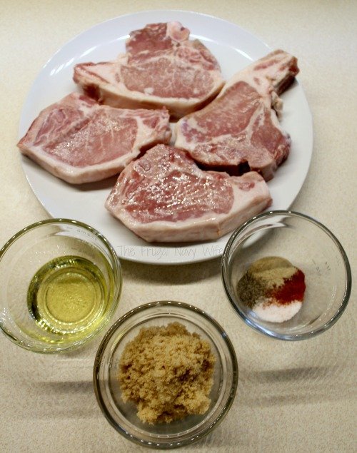 One of our most popular recipes is our garlic pork chops. They are so good even my kids who are super picky love this recipe!