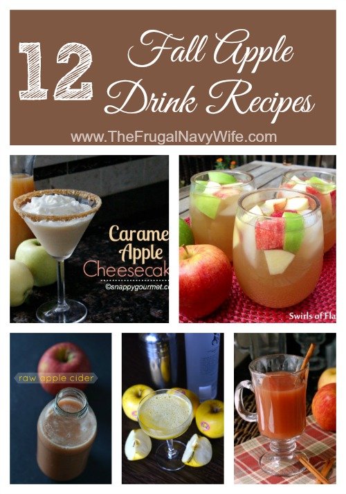 12 Fall Apple Drink Recipe Roundup