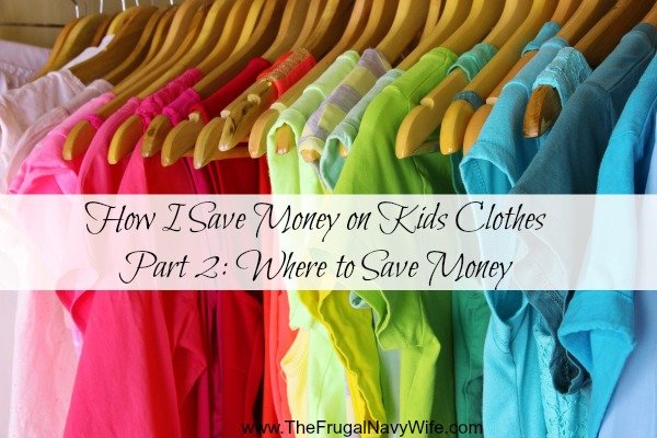 Save Money on Kids Clothes