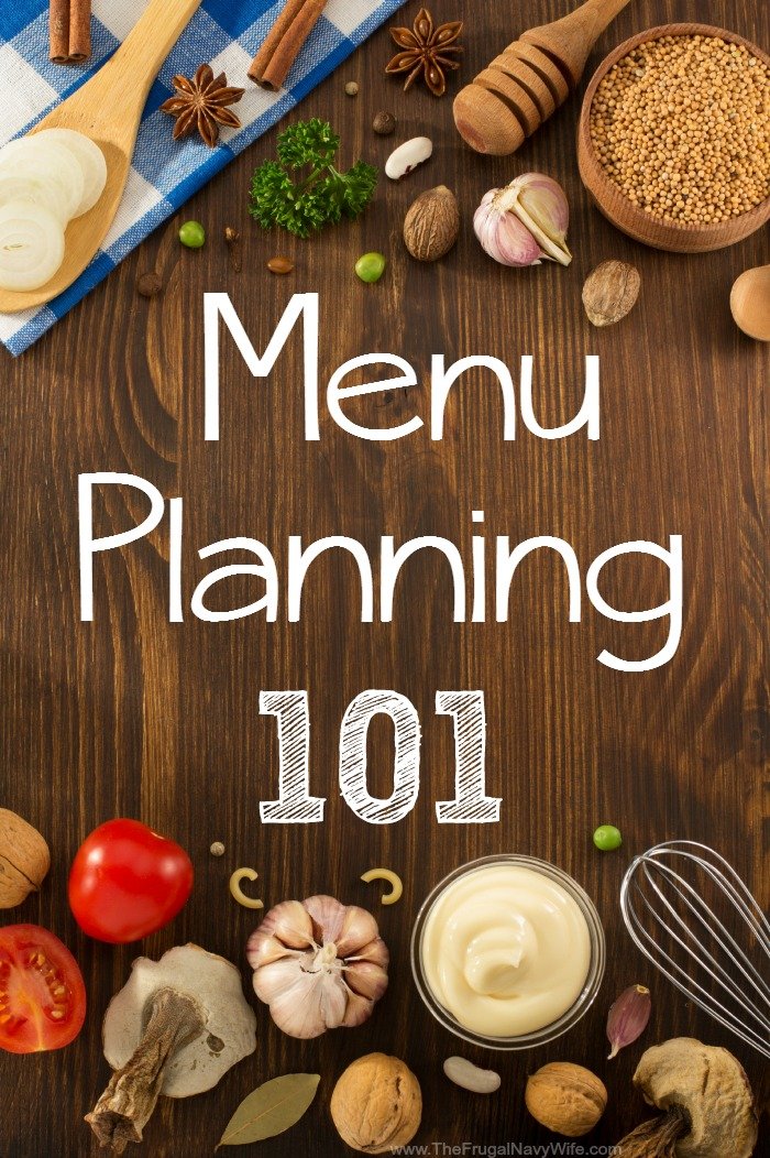 Menu Planning 101