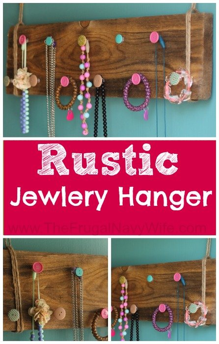 Rustic Jewelry Hanger