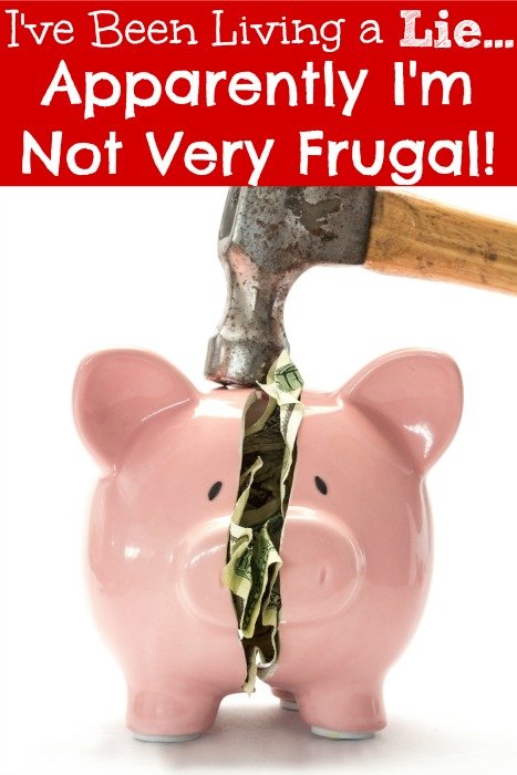 I've Been Living a Lie... Apparently I'm Not Very Frugal!