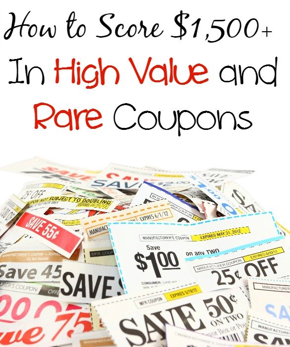 How to Score $1500+ In High Value and Rare Coupons