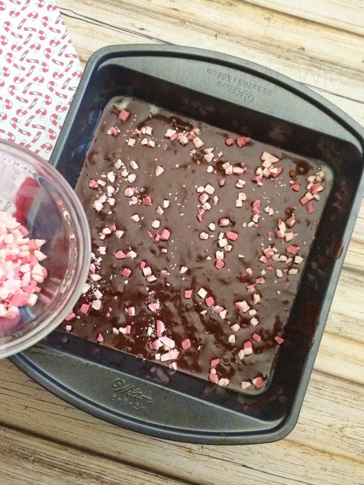 Peppermint Brownies Topping