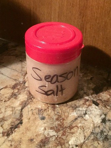 DIY Seasoned Salt Recipe Container