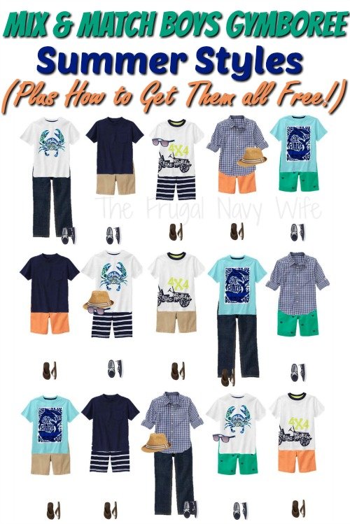 Mix & Match Boys' Gymboree Clothes in Summer Styles (Plus How to Get Them all Free!)