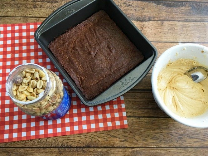 Snickers Peanut Butter Brownies Mix 5