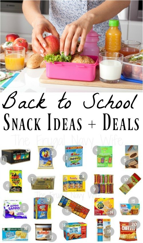 Back to School Snacks That Make Great School Lunch Ideas for Kids