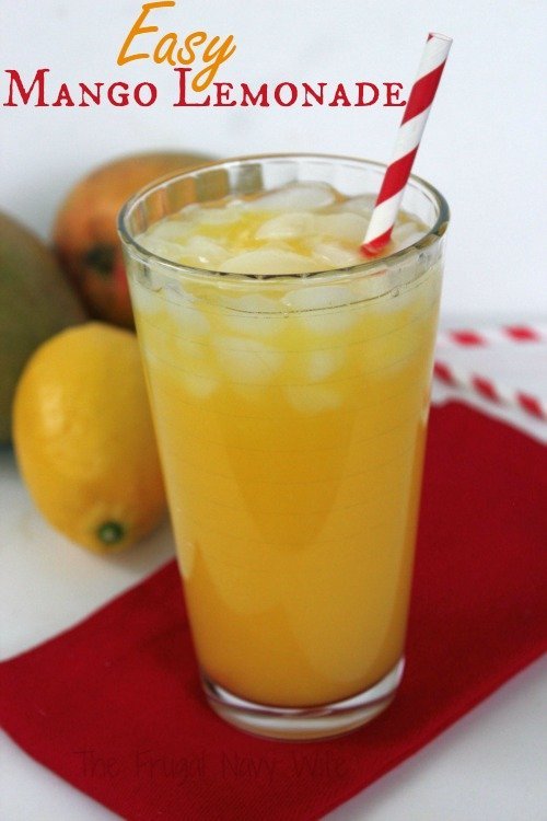 Easy Mango Lemonade Recipe