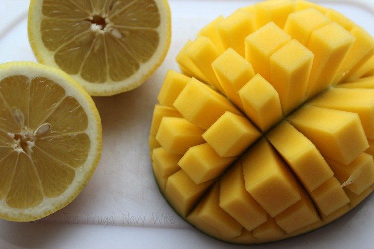 Mango Lemonade Recipe SLice