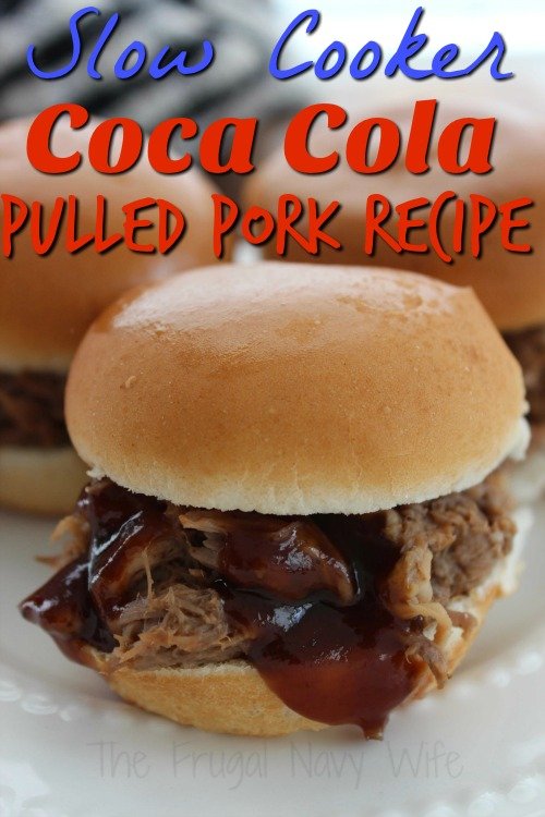 Slow Cooker Coca Cola Pulled Pork Sliders -- Cooking with Coca Cola