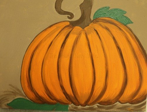 Looking for some great DIY pumpkin decorations? Let me teach you how to paint a pumpkin because a pumpkin painting is the perfect fall decor item!