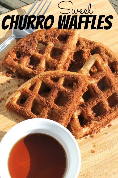 If you are on the hunt for the best churros recipe then you have to try these sweet churro waffles recipe. It will hit the spot and be a family favorite! 