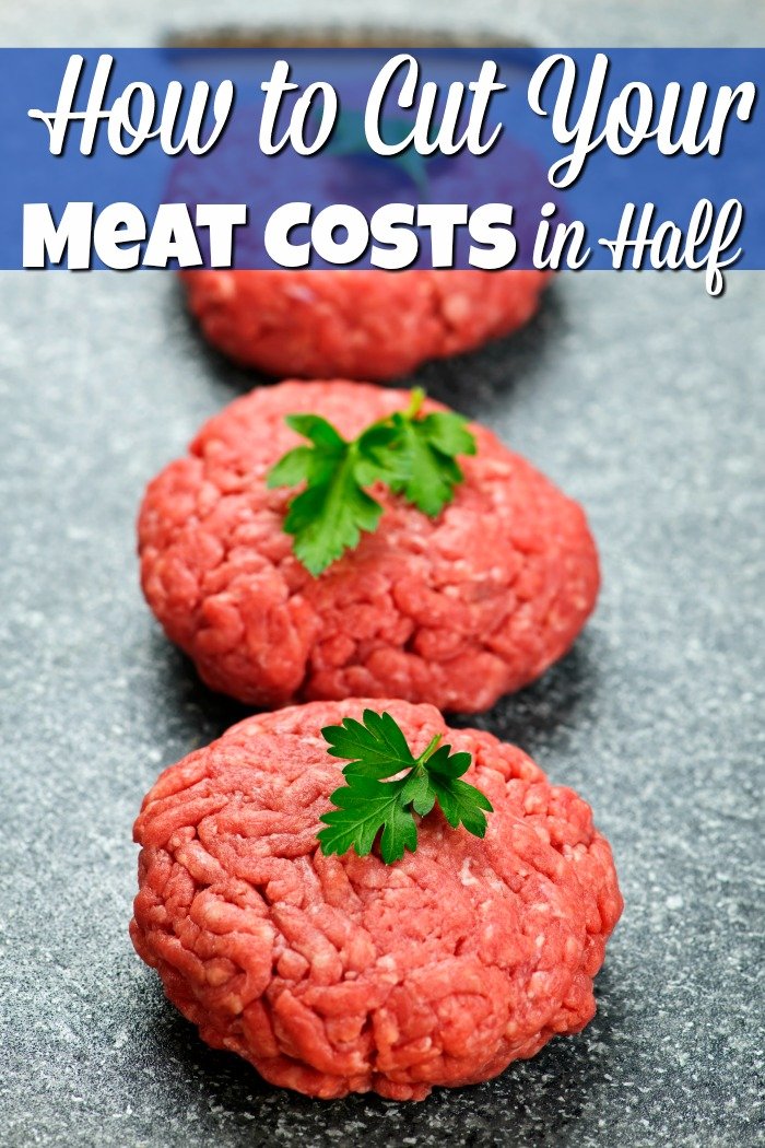 I don't know about you but my meat prices are my highest part of my grocery bill! This is one of my favorite easy ways to save money by cutting my meat bill