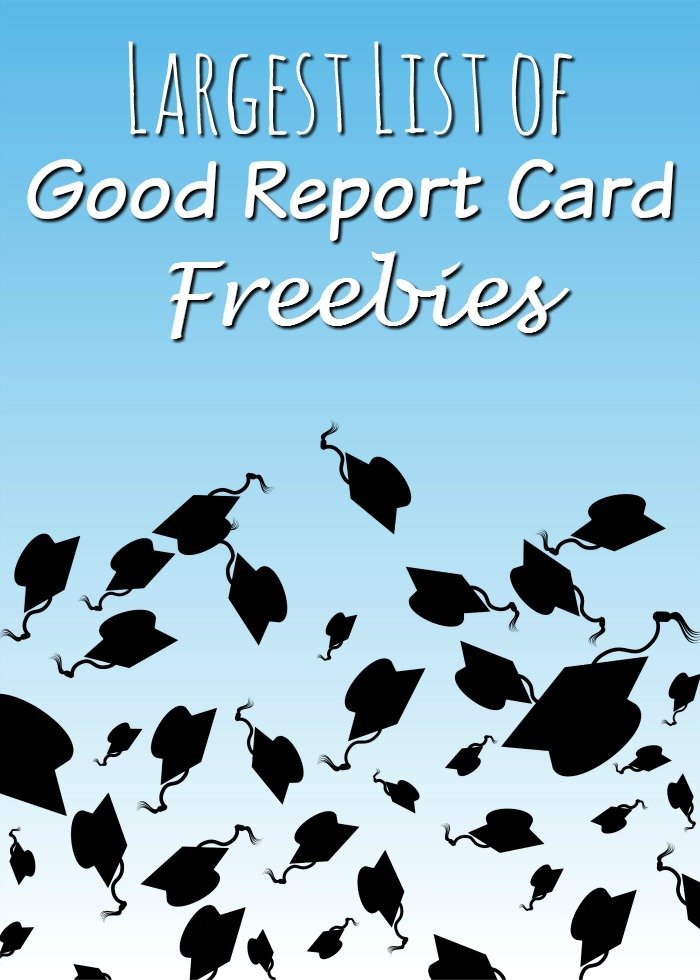 If your child is getting good grades there is a whole list of freebies you can take advantage of! Check out the largest list of good report card freebies.