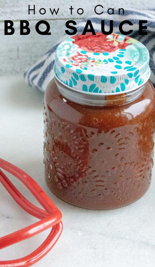 It's canning season and one thing I like to can is BBQ sauce. Here is everything you need to know about Canning BBQ Sauce. #canning #bbqsauce #frugalnavywife #canninghowto | How to Can | Canning 101 | Canning BBQ Sauce