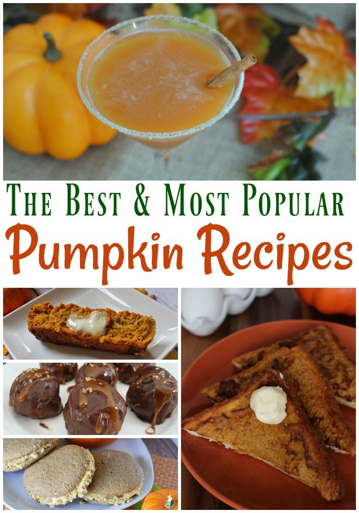 Celebrate fall with some of the best pumpkin recipes out there from pumpkin desserts and pumpkin drinks to pumpkin breakfast recipes!