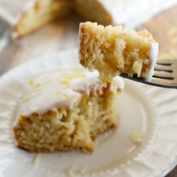 Lemon Depression Cake Recipe, Also known as Wacky Cake or Poor Mans Cake