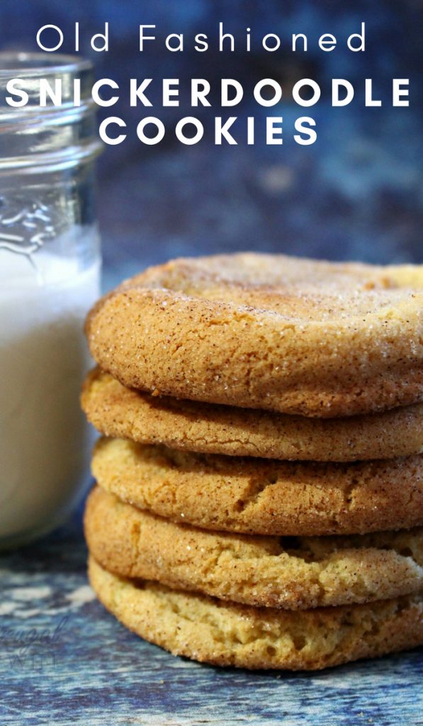 This Snickerdoodle recipe is a classic. The basic old fashion recipe hasn't changed one bit other than more fluffy and chewy. They are just like mom used to make! #cookies #cookierecipe #snickerdoodles #thefrugalnavywife #oldfashionedrecipe | Snickerdoodle Recipe | Snickerdoodles Cookies | Cookie Recipes | Old Fashioned Recipes