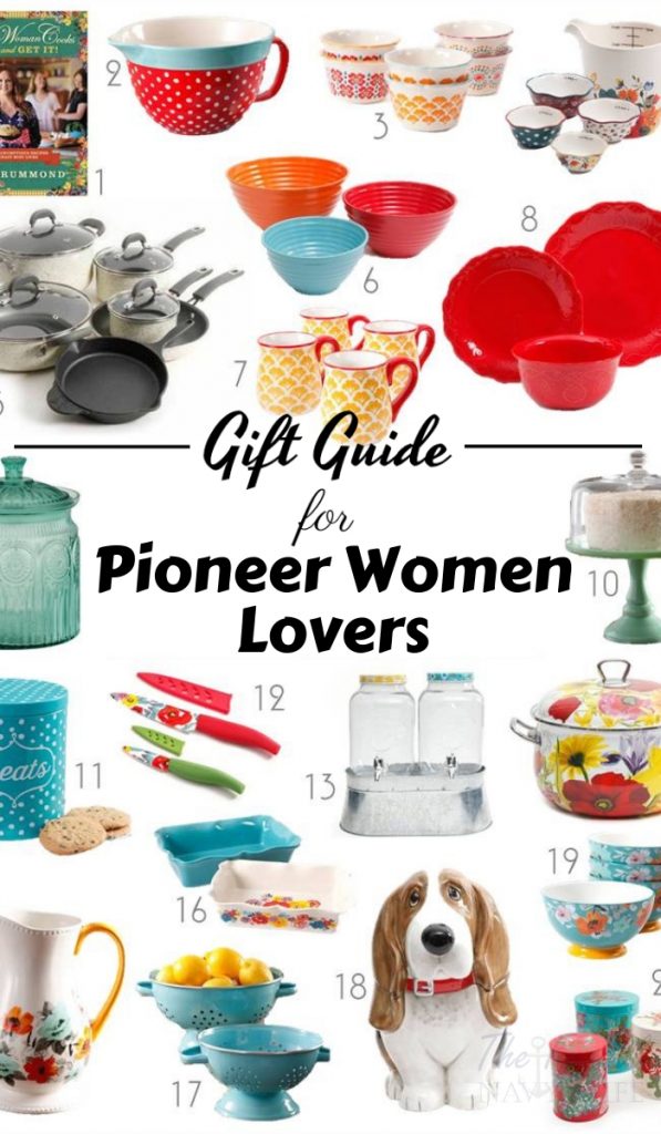While thinking of gifts this year I made this list of PioneerÂ Woman Gift Ideas. The Pioneer Woman lover in your life will thank you. #holidaygiftguide #giftguide #frugalnavywife #pioneerwoman | Pioneer Woman Gift Guide | Holiday Gift Guide | Gift Guides |