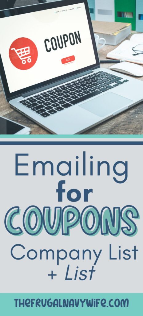 You'll be surprised at how much money you can save by emailing for coupons! There's a surefire way to make sure you save where it counts. #frugallivingtips #couponing #emailingforcoupons #frugalnavywife #savemoney #budgeting #frugal | Frugal Living | Save Money | Budget | Emailing for Coupons | Frugal Living Tips | How to Save |