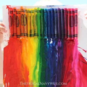 Melted Crayon Art
