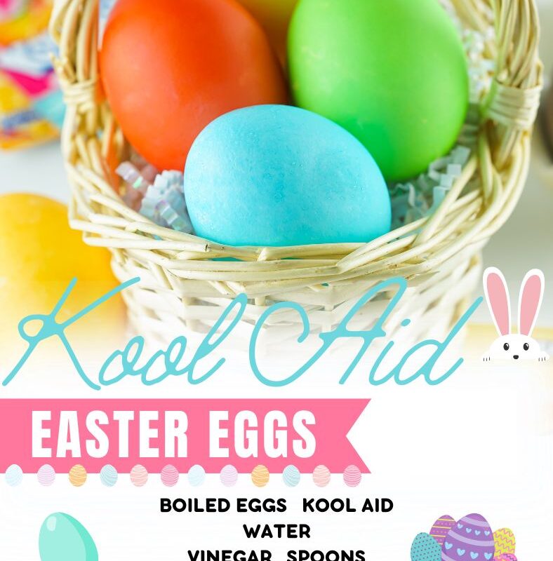 Kool Aid Dyed Easter Eggs!