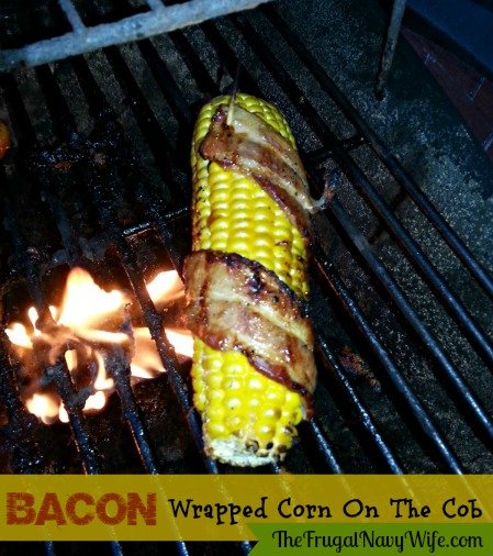 Bacon Wrapped Corn On The Cob