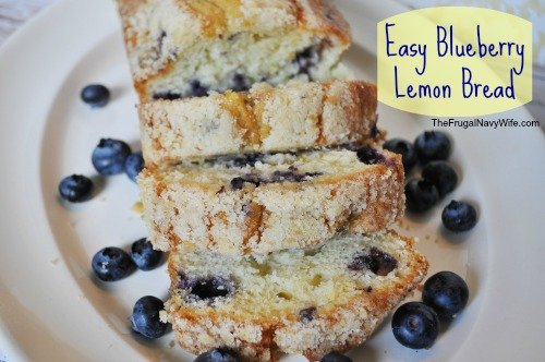 Easy Blueberry Lemon Bread Recipe