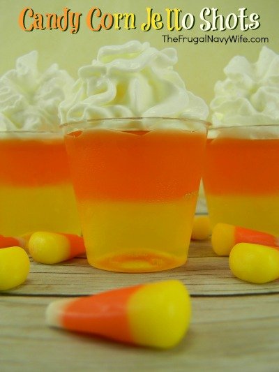 Candy Corn Jello Shots