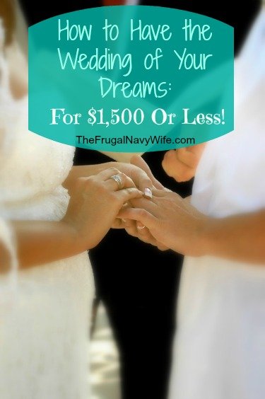 Join Us for Wedding Week: How to Have Your Dream Wedding for $1,500 or LESS!