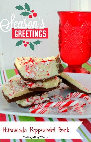 12 Days of Christmas Candies | Peppermint Bark