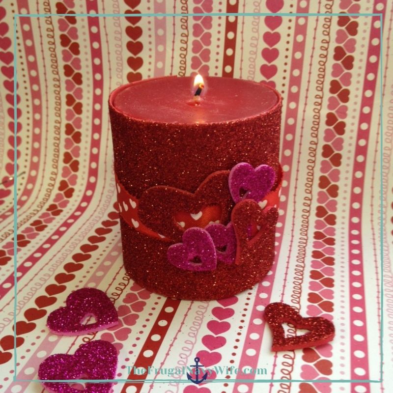 Valentine’s Day Decorative Candle