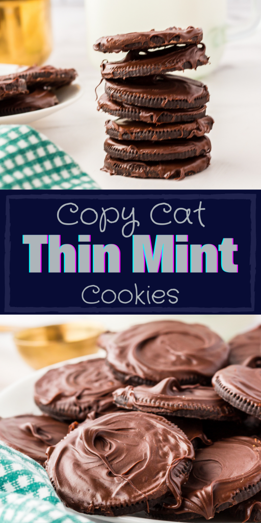 There’s no denying that thin mint cookies are the best girl scout cookie—their minty, chocolatey goodness is downright addictive! #frugalnavywife #thinmintcookies #girlscoutcookies #copycatrecipes #cookies | Thin Mint Cookies | Girl Scout Cookies Recipes | Copycat Thin Mint Cookies Recipes | Cookies Recipes | Easy Recipes