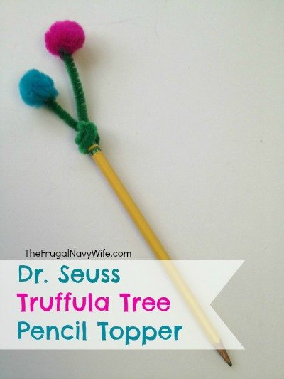 Dr. Seuss Truffula Tree Pencil Toppers