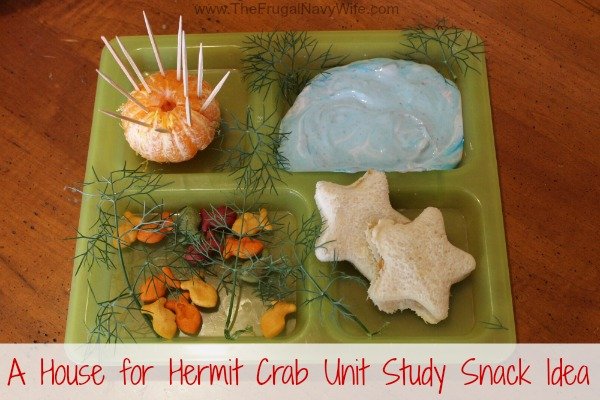 A House for Hermit Crab Unit Study Snack Idea