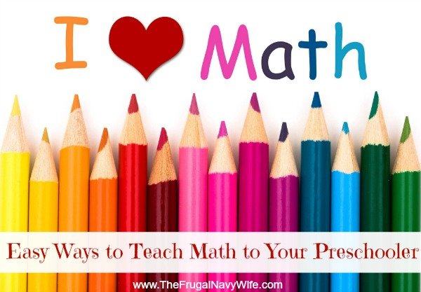 Easy Ways to Teach Math to your Preschooler