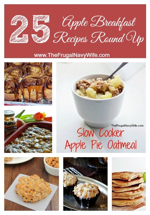 25 Easy Apple Breakfast Recipes Round Up