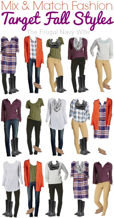 Mix and Match Clothing –  Target Fall Styles