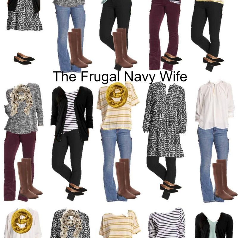 Old Navy Mix and Match Fall Outfits